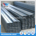 C Canal purlins, estructura de acero